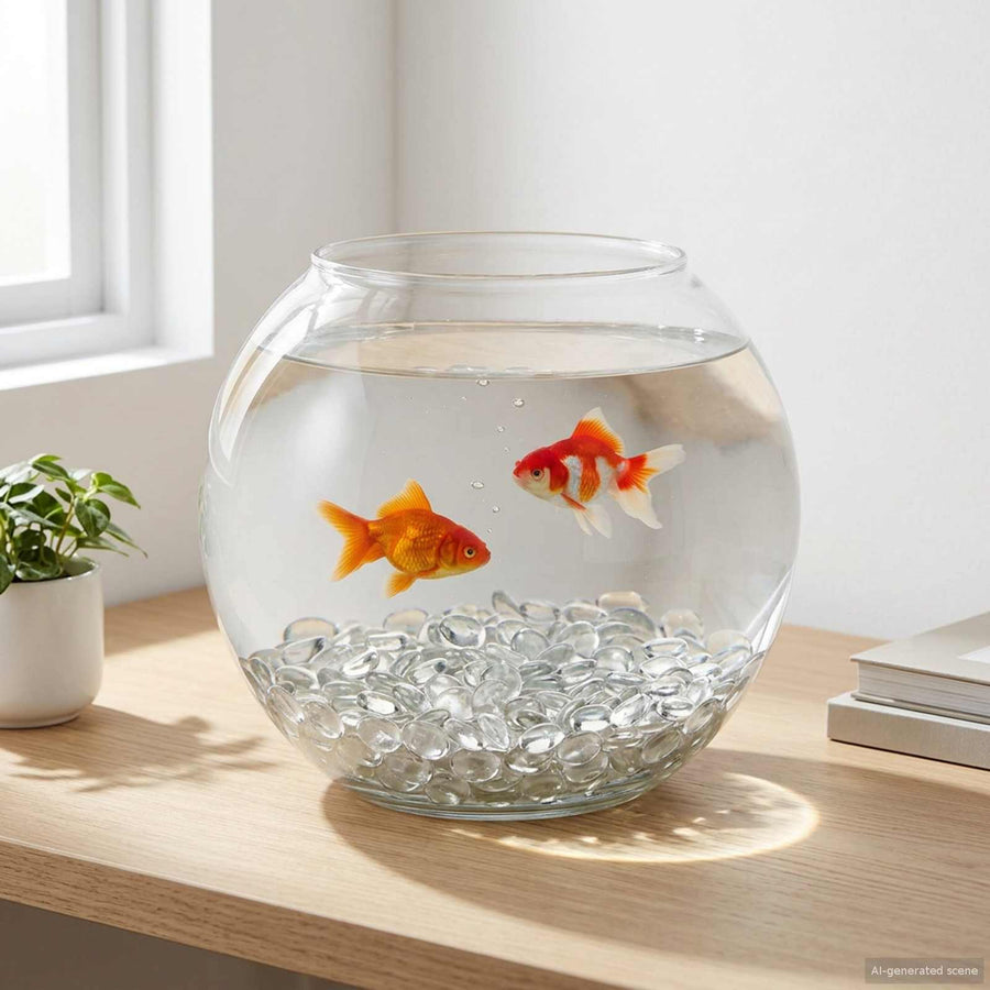 Glasnugget 17-19 mm Transparant Glas