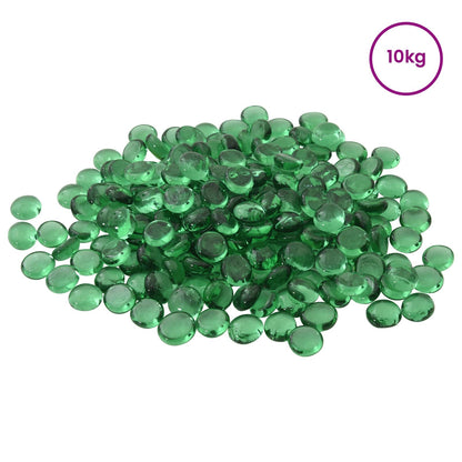 Glasnugget 17-19 mm Groen Glas