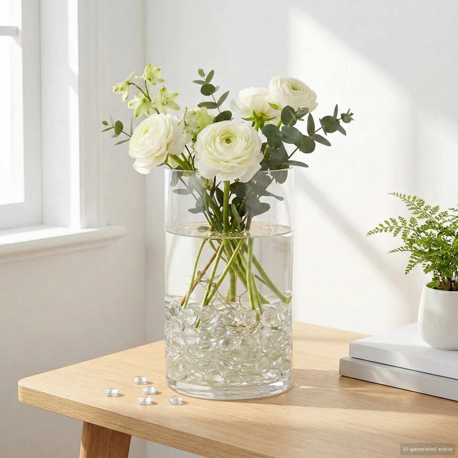 Glasnugget 17-19 mm Transparant Glas