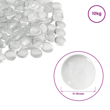 Glasnugget 17-19 mm Transparant Glas