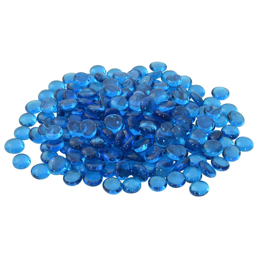 Glasnugget 17-19 mm Hemelsblauw Glas