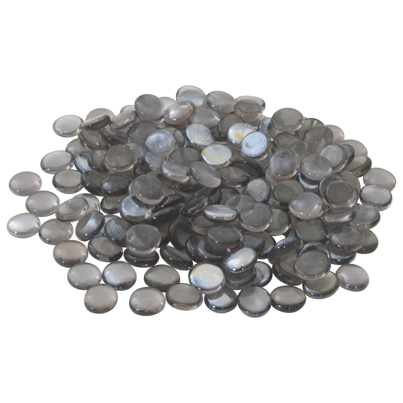 Glasnugget 17-19 mm Paarsgrijs Glas
