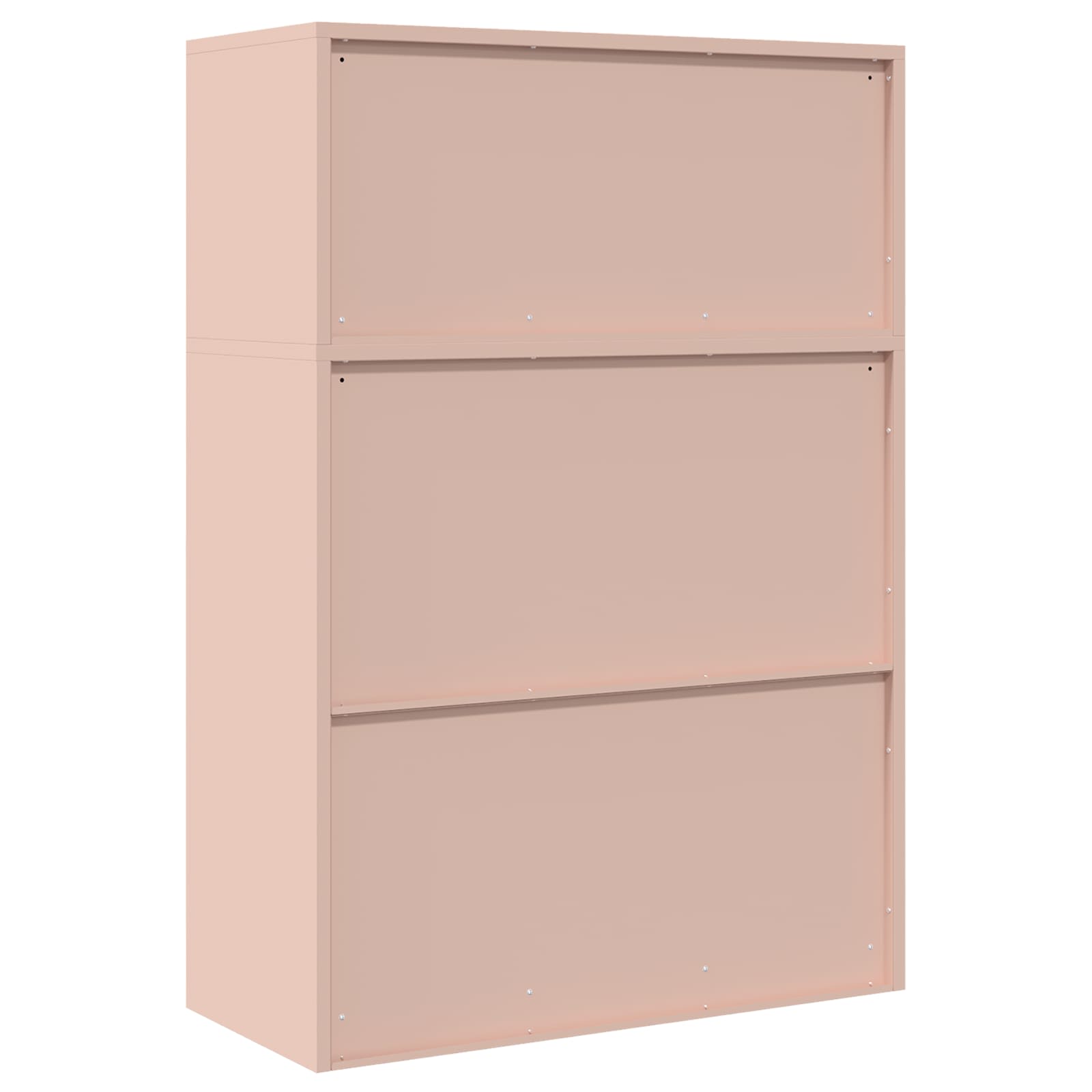 Opbergkast 2 st Roze 90 x 40 x 130 cm Staal Vergrendelbaar