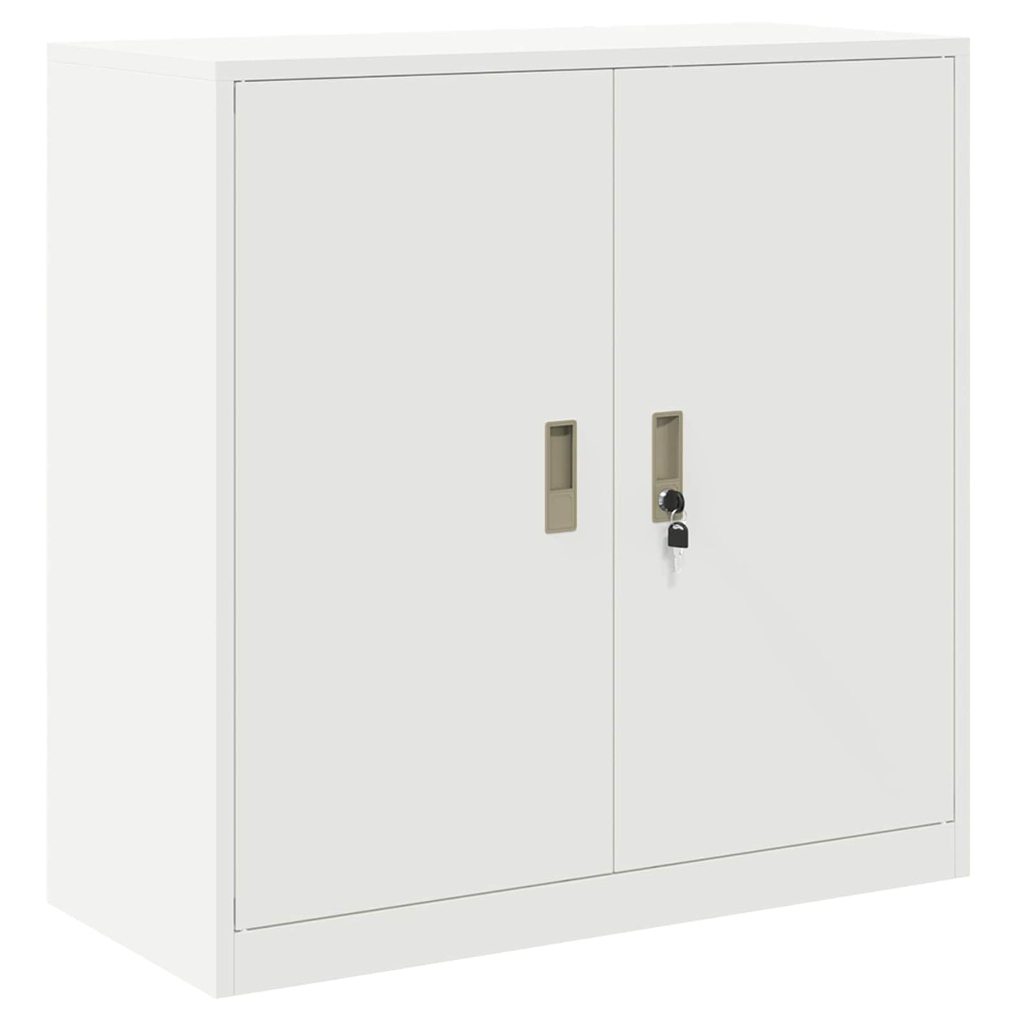Opbergkast 2 st Wit 90 x 40 x 130 cm Staal Vergrendelbaar
