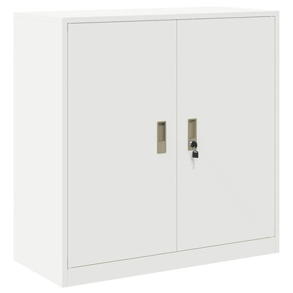 Opbergkast 2 st Wit 90 x 40 x 130 cm Staal Vergrendelbaar