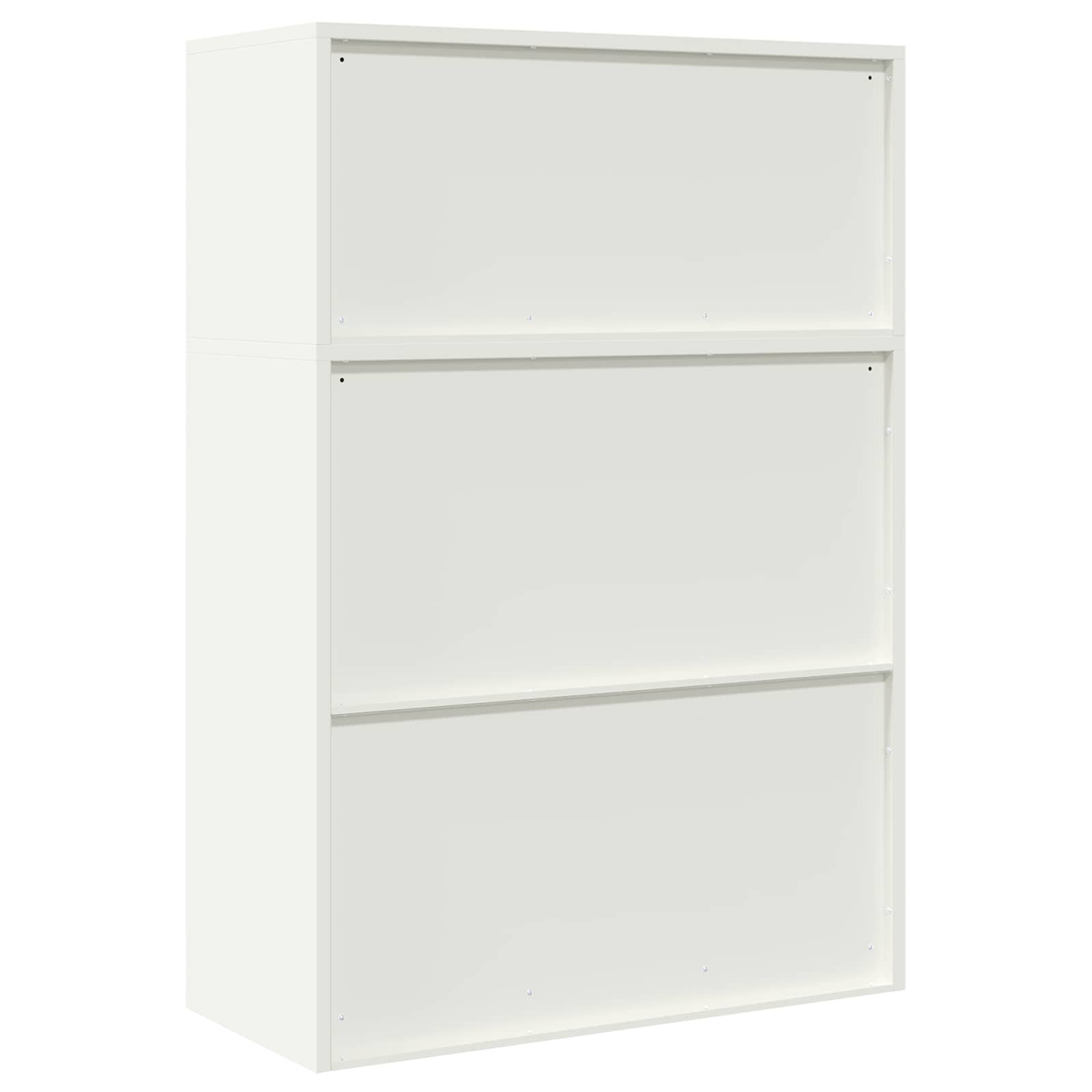 Opbergkast 2 st Wit 90 x 40 x 130 cm Staal Vergrendelbaar