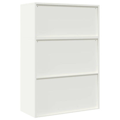 Opbergkast 2 st Wit 90 x 40 x 130 cm Staal Vergrendelbaar