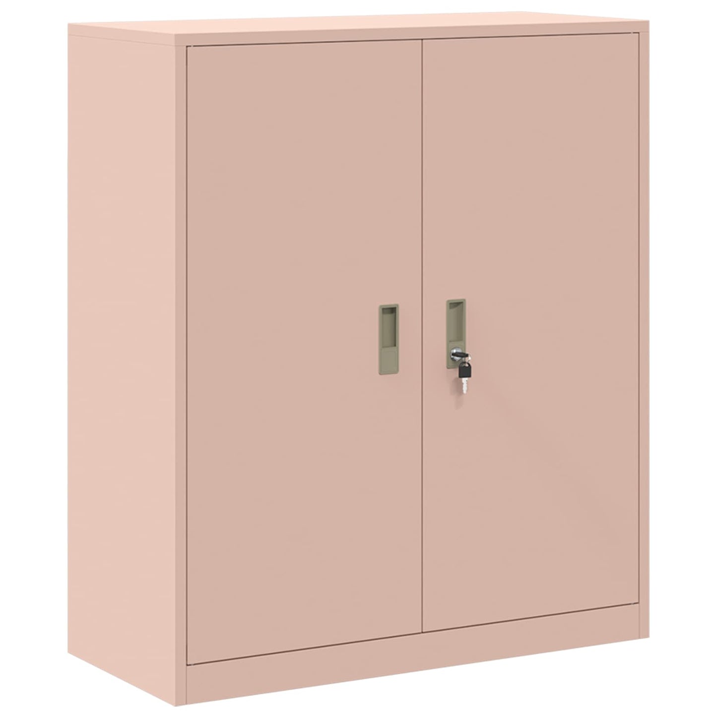Opbergkast 2 st Roze 90 x 40 x 145 cm Staal Vergrendelbaar
