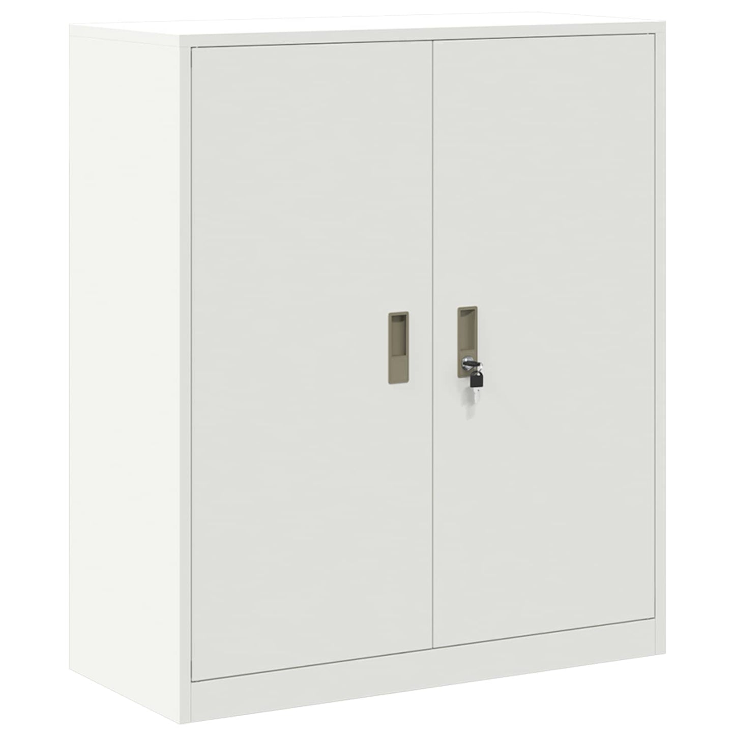 Opbergkast 2 st Wit 90 x 40 x 145 cm Staal Vergrendelbaar