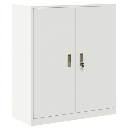 Opbergkast 2 st Wit 90 x 40 x 145 cm Staal Vergrendelbaar