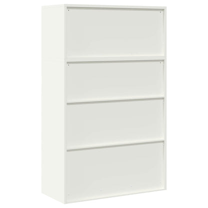 Opbergkast 2 st Wit 90 x 40 x 145 cm Staal Vergrendelbaar