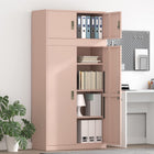 Opbergkast 2 st Roze 90 x 40 x 180 cm Staal Vergrendelbaar