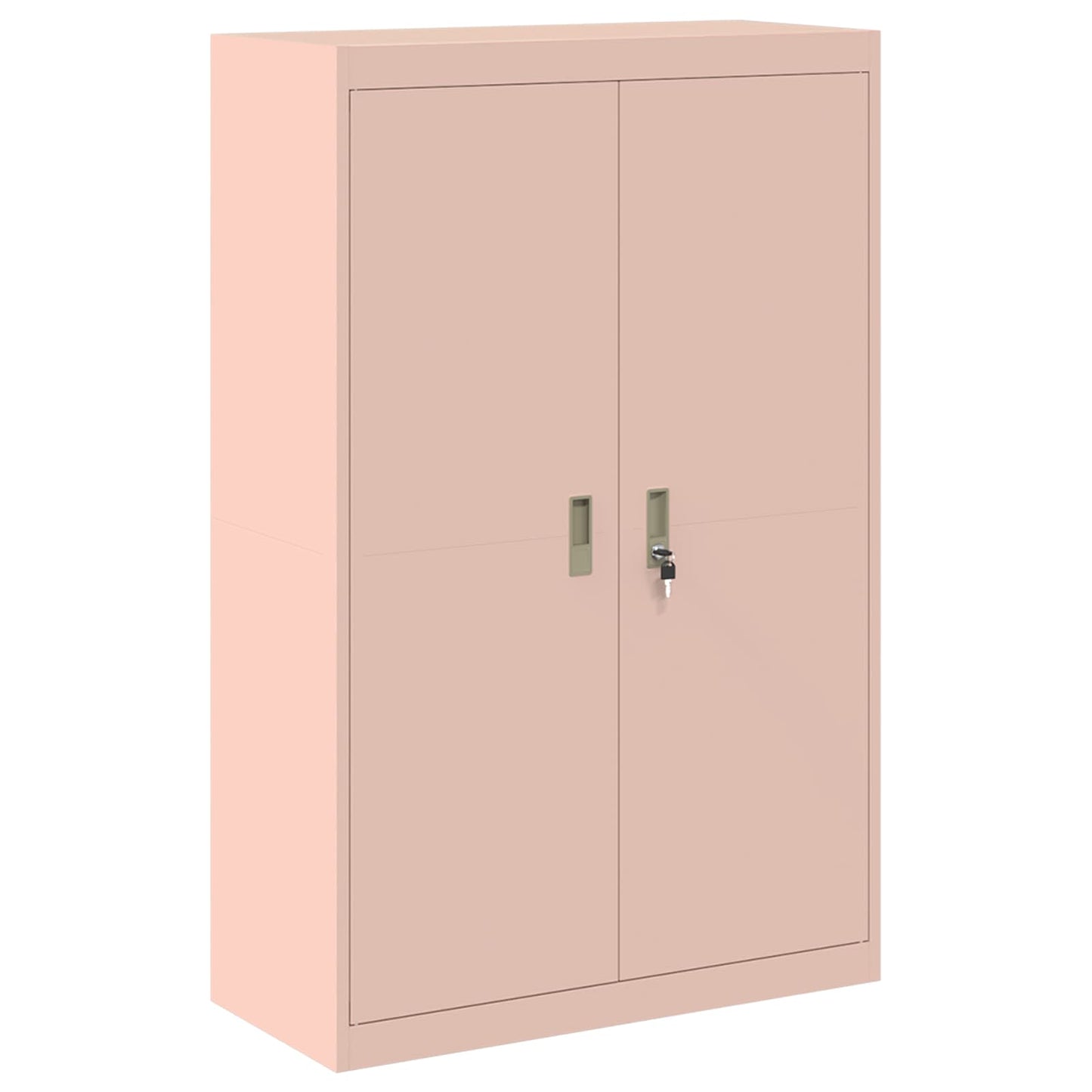 Opbergkast 2 st Roze 90 x 40 x 180 cm Staal Vergrendelbaar