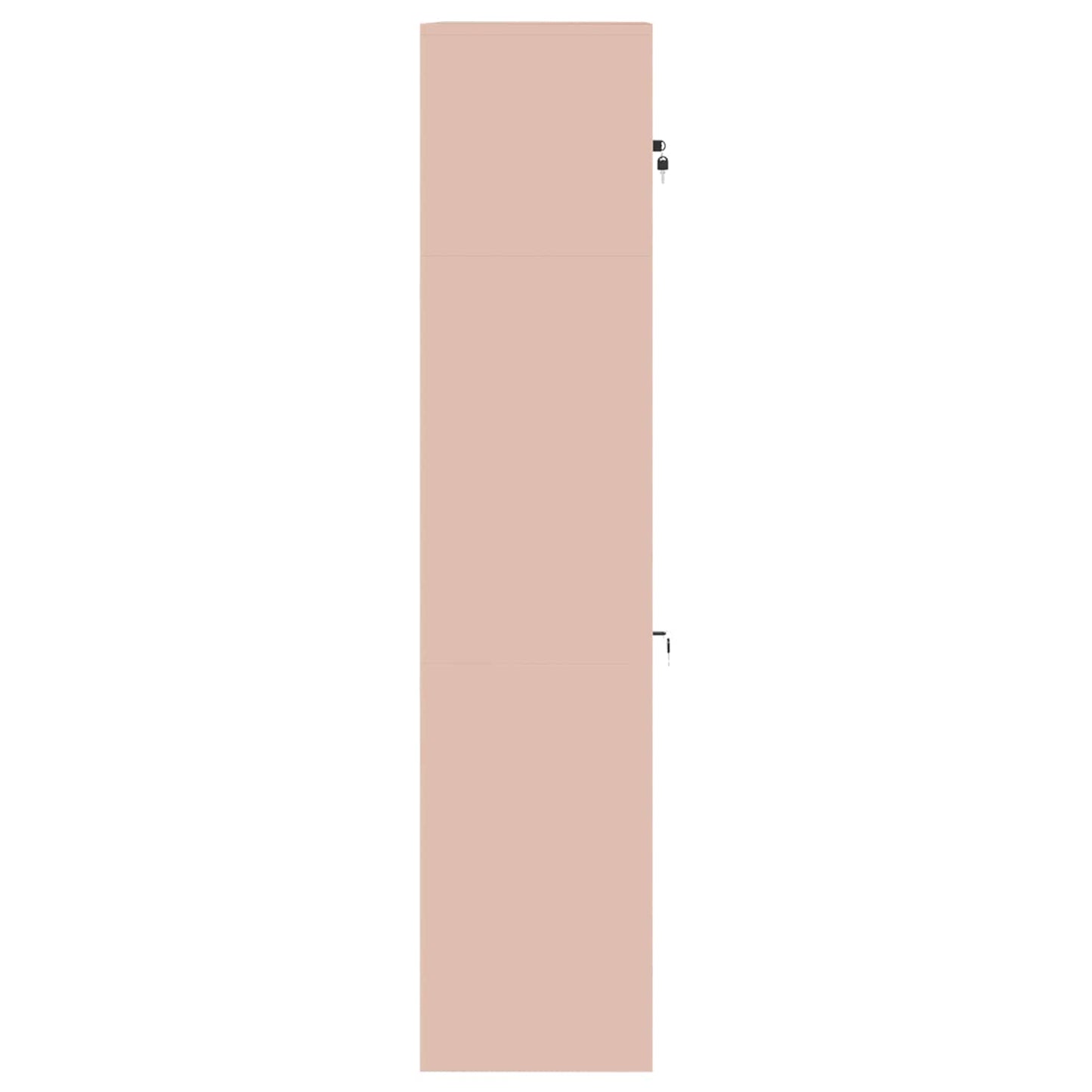 Opbergkast 2 st Roze 90 x 40 x 180 cm Staal Vergrendelbaar