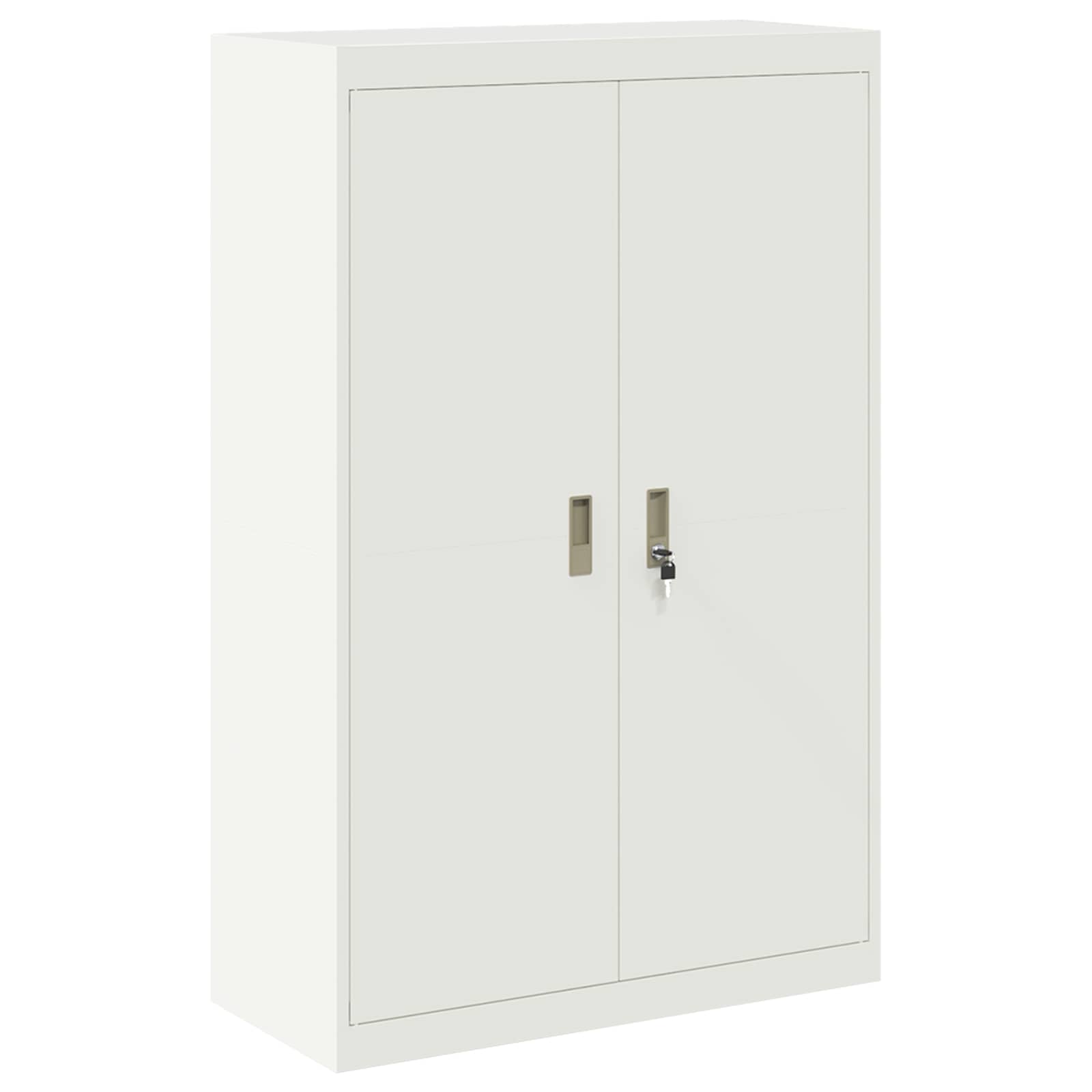 Opbergkast 2 st Wit 90 x 40 x 180 cm Staal Vergrendelbaar