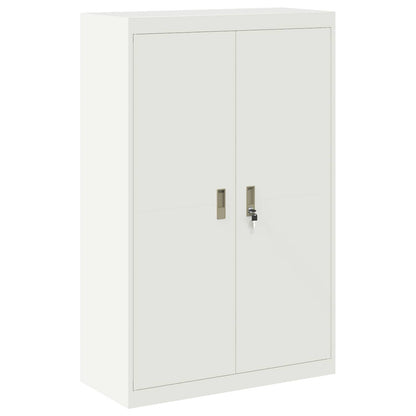 Opbergkast 2 st Wit 90 x 40 x 180 cm Staal Vergrendelbaar