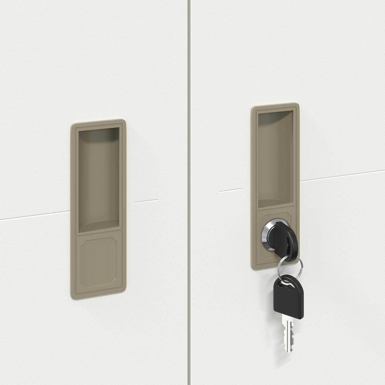 Opbergkast 2 st Wit 90 x 40 x 220 cm Staal Vergrendelbaar