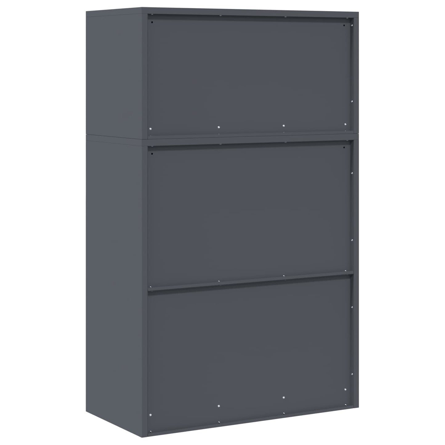 Opbergkast 2 st Antraciet 80 x 40 x 130 cm Staal Vergrendelbaar