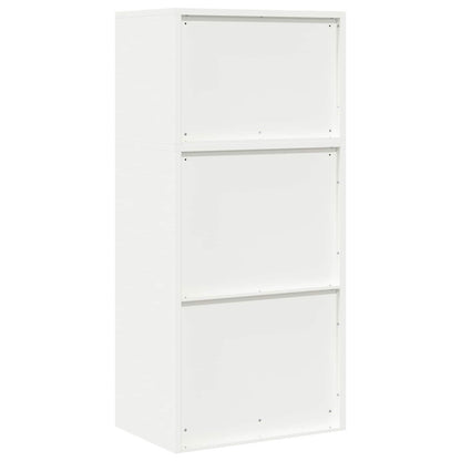 Opbergkast 2 st Wit 60 x 40 x 130 cm Staal Vergrendelbaar