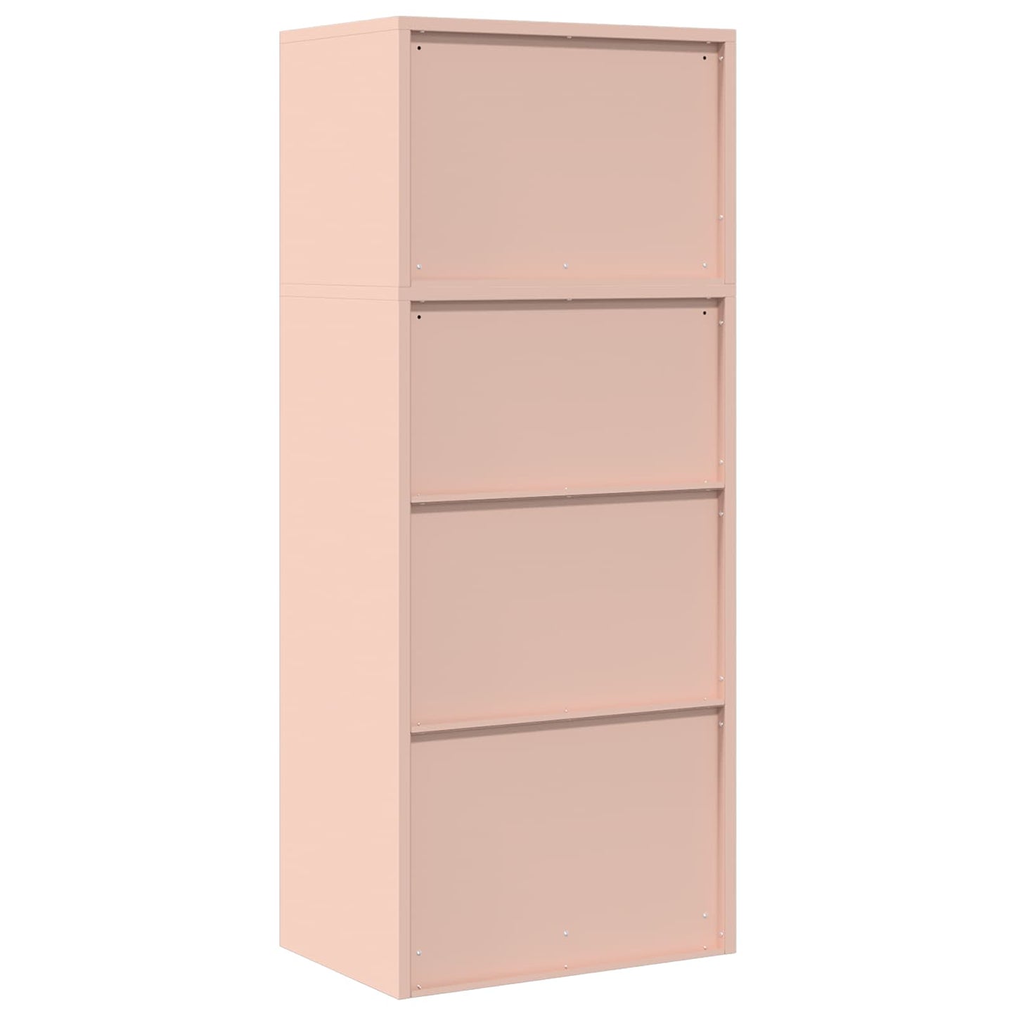 Opbergkast 2 st Roze 60 x 40 x 145 cm Staal Vergrendelbaar