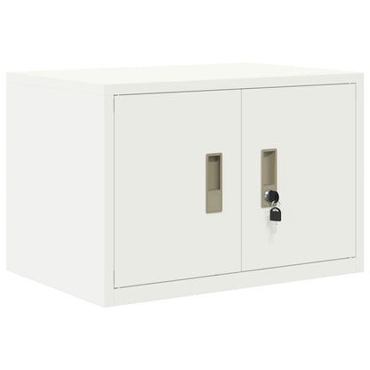 Opbergkast 2 st Wit 60 x 40 x 145 cm Staal Vergrendelbaar