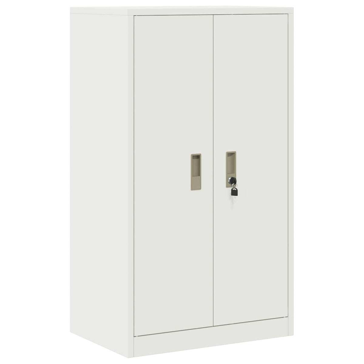 Opbergkast 2 st Wit 60 x 40 x 145 cm Staal Vergrendelbaar