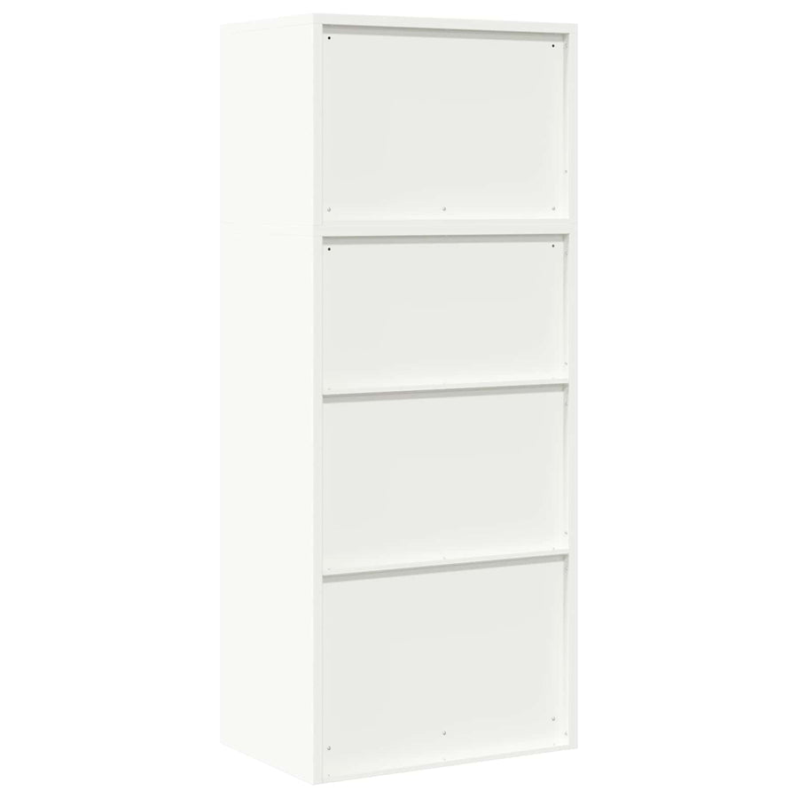 Opbergkast 2 st Wit 60 x 40 x 145 cm Staal Vergrendelbaar