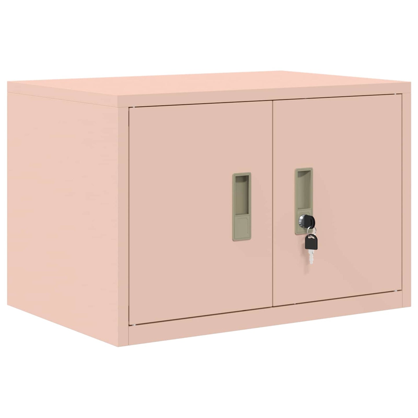 Opbergkast 2 st Roze 60 x 40 x 220 cm Staal Vergrendelbaar