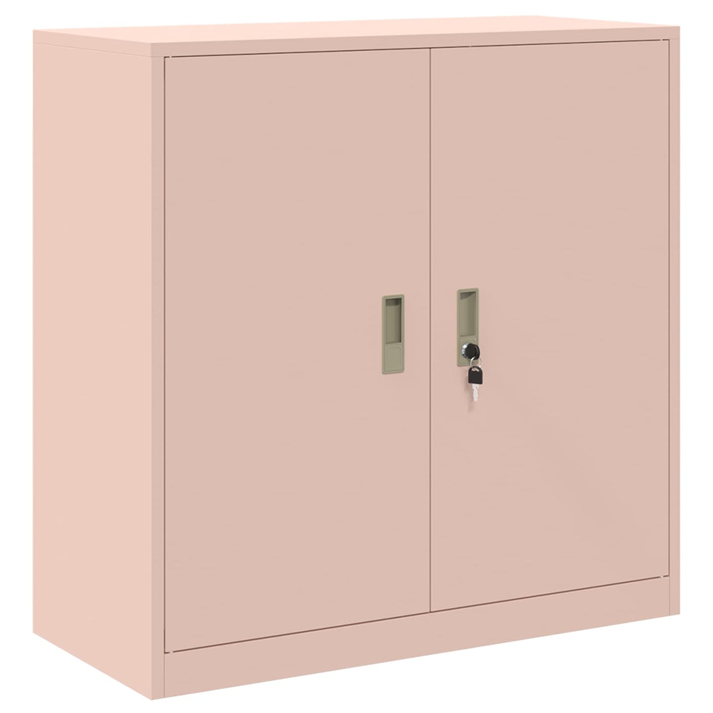 Opbergkast 2 st Roze 90 x 40 x 160 cm Staal Vergrendelbaar
