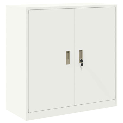 Opbergkast 2 st Wit 90 x 40 x 160 cm Staal Vergrendelbaar