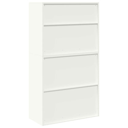 Opbergkast 2 st Wit 90 x 40 x 160 cm Staal Vergrendelbaar