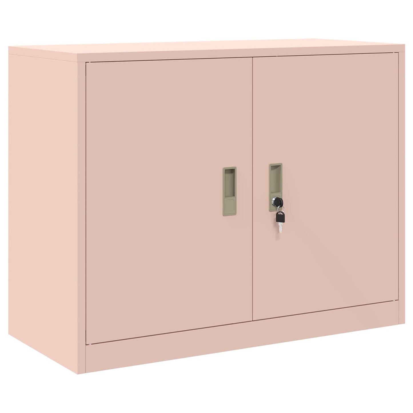 Opbergkast 2 st Roze 90 x 40 x 175 cm Staal Vergrendelbaar