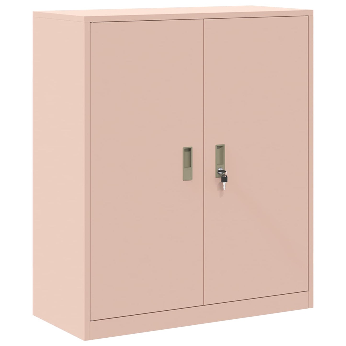 Opbergkast 2 st Roze 90 x 40 x 175 cm Staal Vergrendelbaar