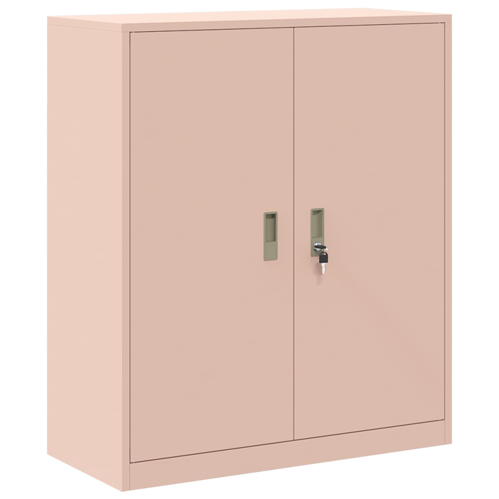 Opbergkast 2 st Roze 90 x 40 x 175 cm Staal Vergrendelbaar