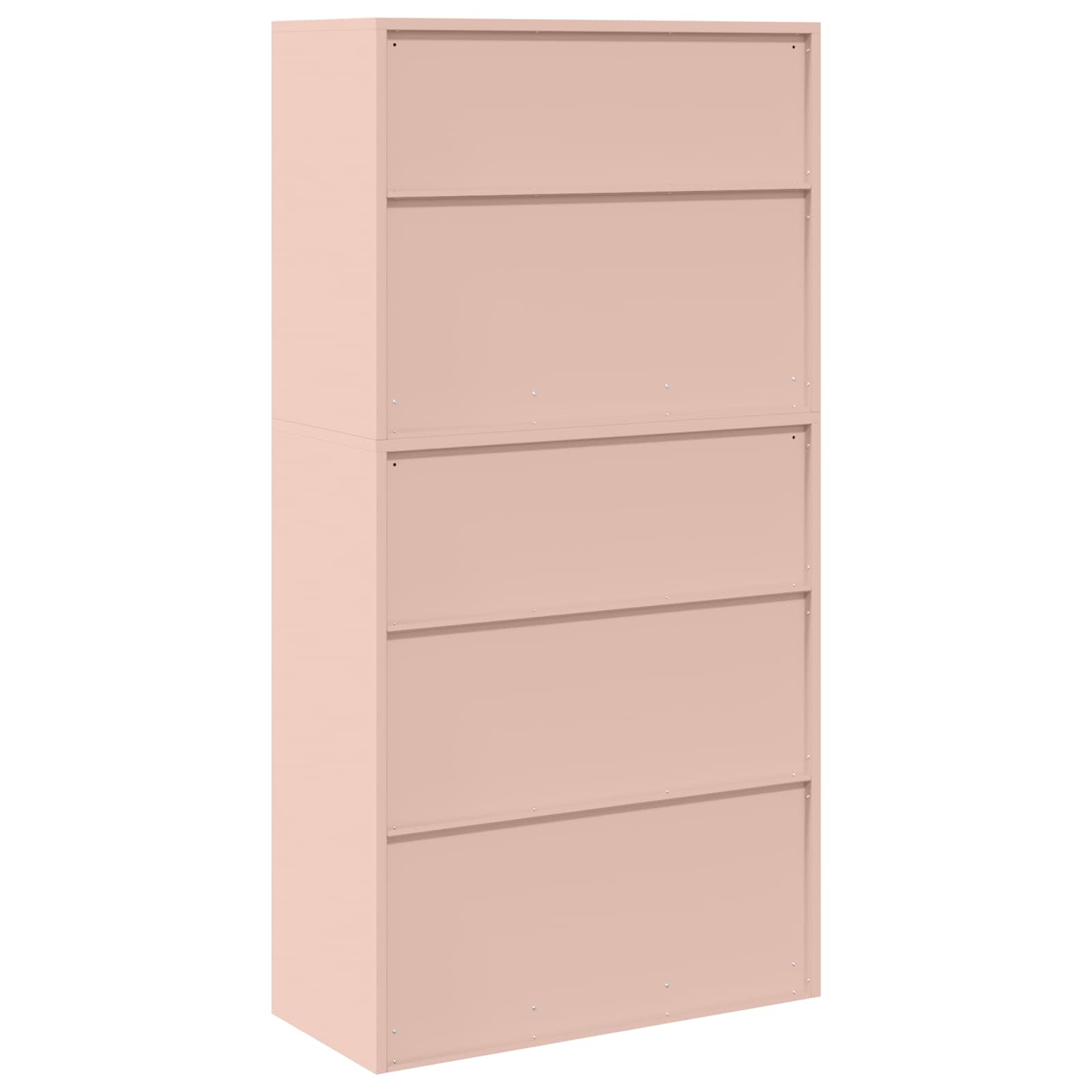 Opbergkast 2 st Roze 90 x 40 x 175 cm Staal Vergrendelbaar