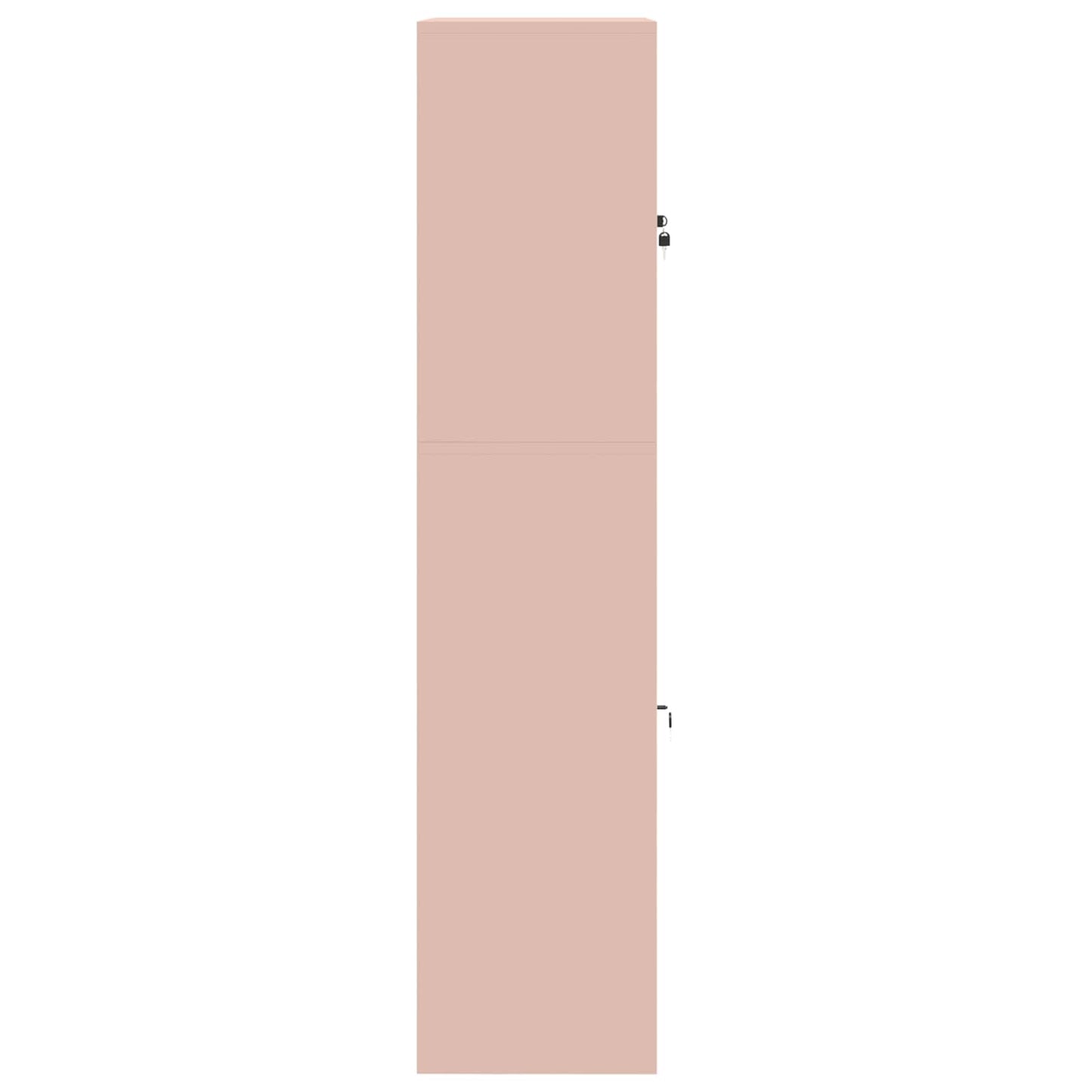 Opbergkast 2 st Roze 90 x 40 x 175 cm Staal Vergrendelbaar