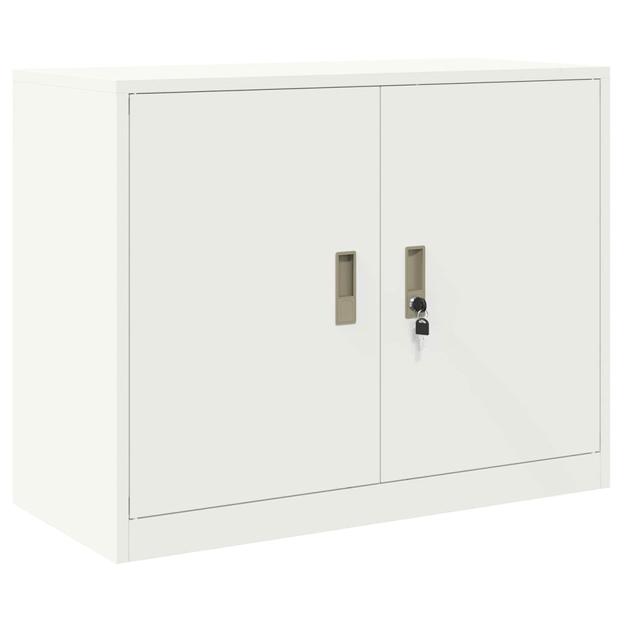 Opbergkast 2 st Wit 90 x 40 x 175 cm Staal Vergrendelbaar