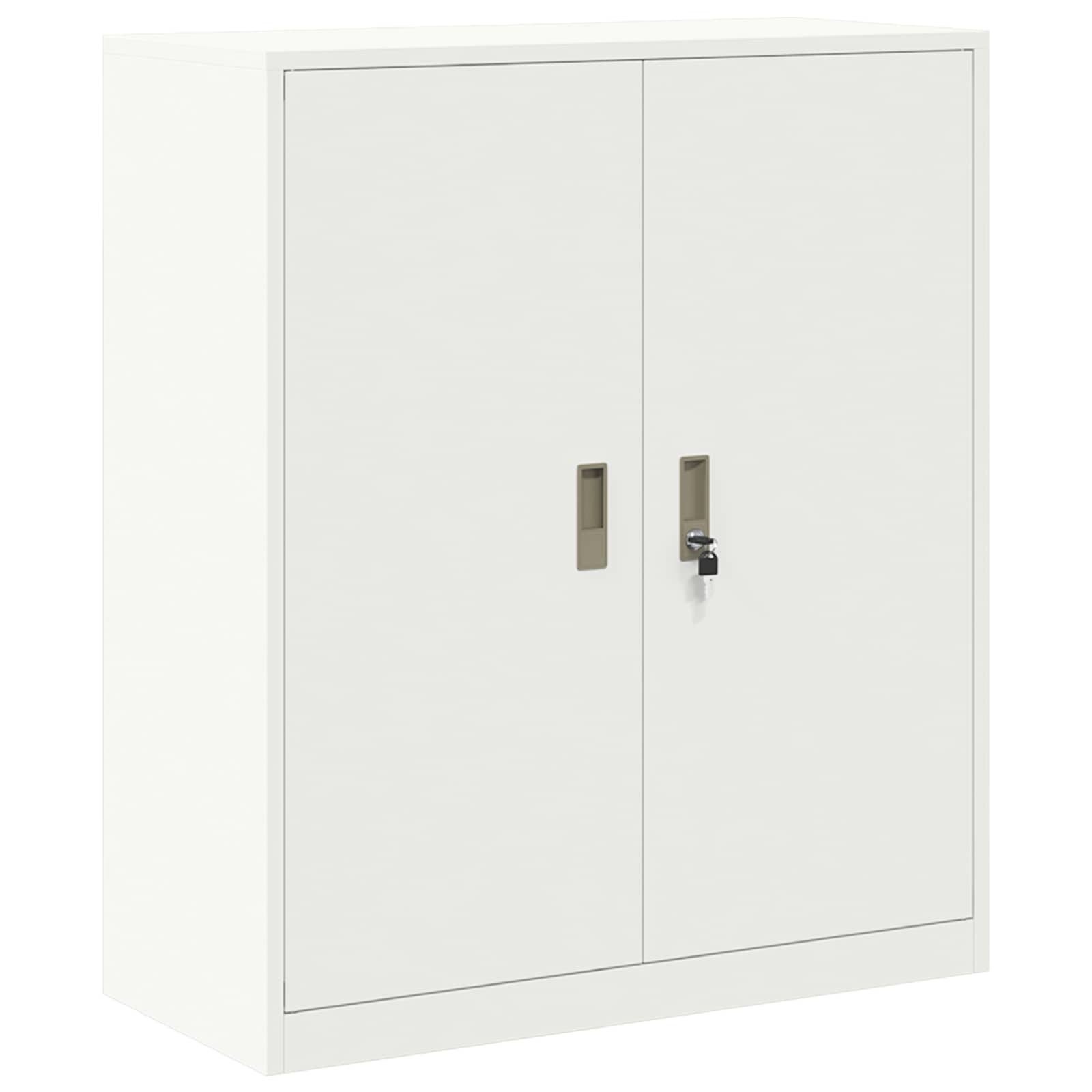 Opbergkast 2 st Wit 90 x 40 x 175 cm Staal Vergrendelbaar