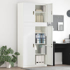 Opbergkast 2 st Wit 90 x 40 x 210 cm Staal Vergrendelbaar