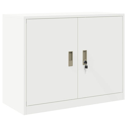 Opbergkast 2 st Wit 90 x 40 x 210 cm Staal Vergrendelbaar