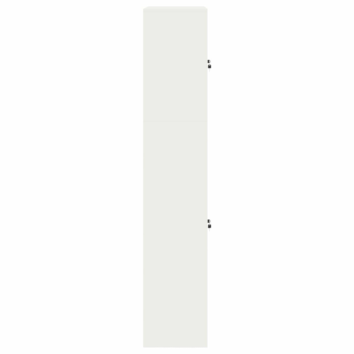 Opbergkast 2 st Wit 90 x 40 x 210 cm Staal Vergrendelbaar