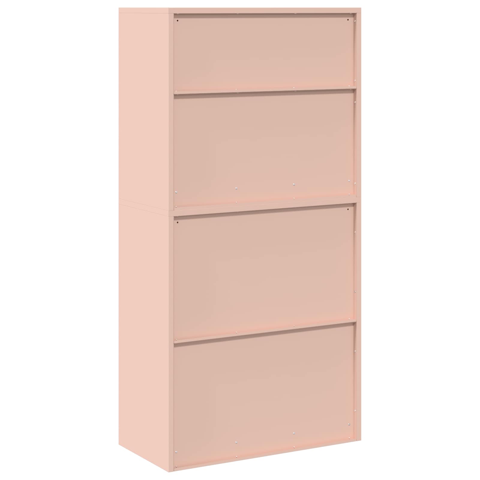 Opbergkast 2 st Roze 80 x 40 x 160 cm Staal Vergrendelbaar