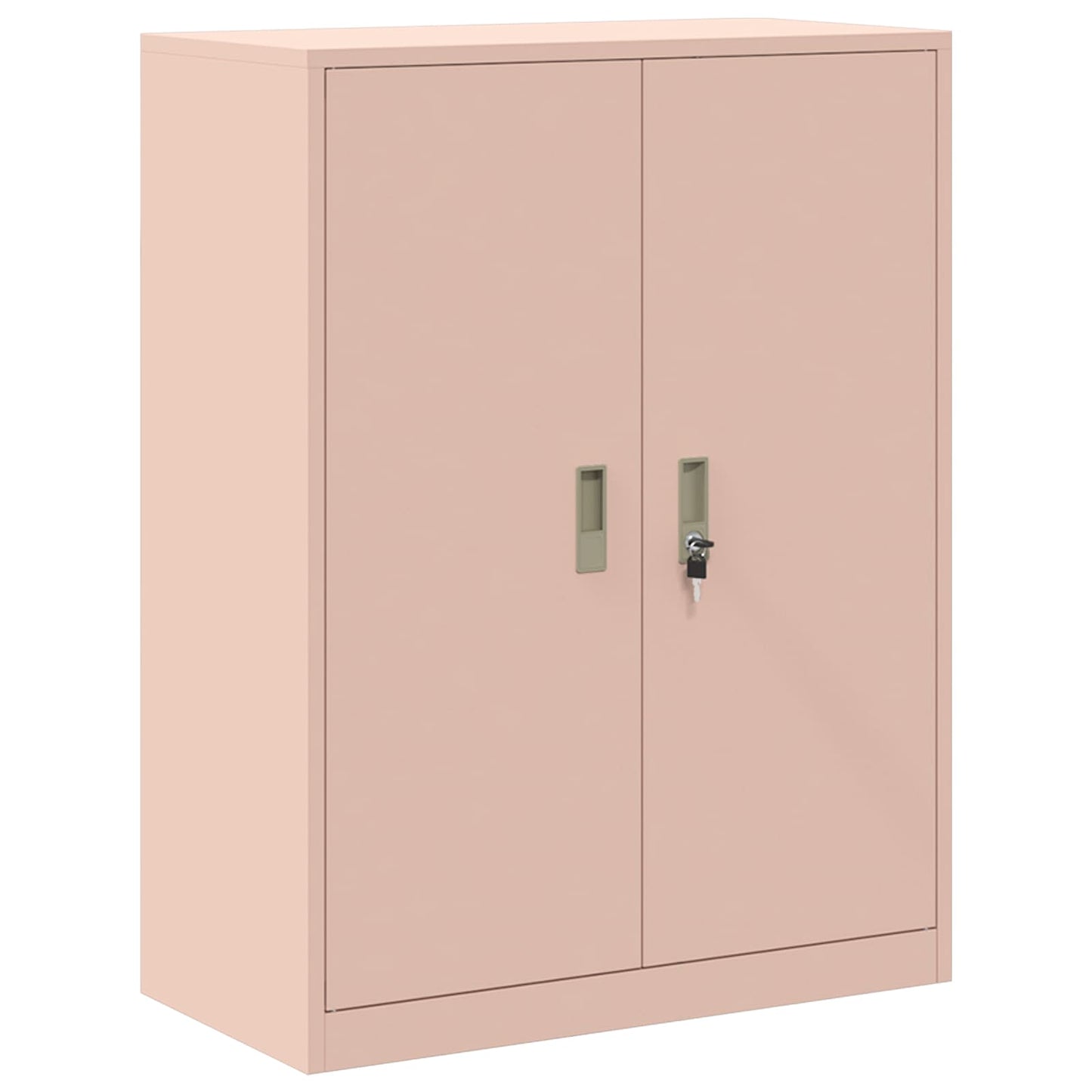 Opbergkast 2 st Roze 80 x 40 x 175 cm Staal Vergrendelbaar