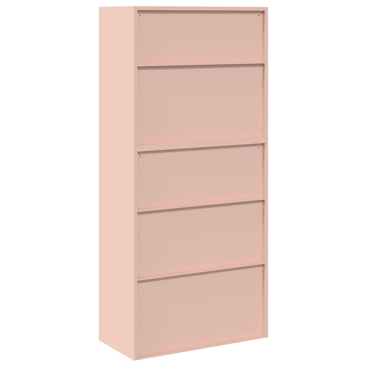 Opbergkast 2 st Roze 80 x 40 x 175 cm Staal Vergrendelbaar
