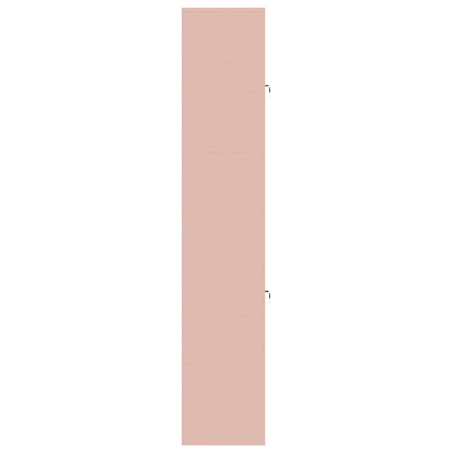 Opbergkast 2 st Roze 80 x 40 x 210 cm Staal Vergrendelbaar