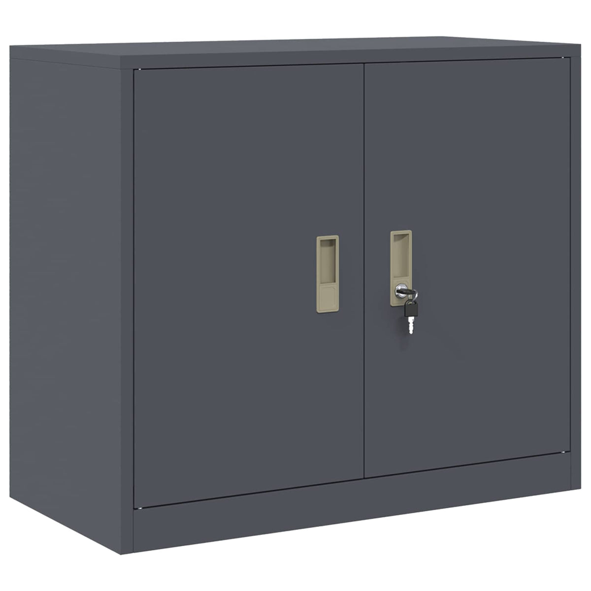 Opbergkast 2 st Antracietkleurig 80 x 40 x 210 cm Staal