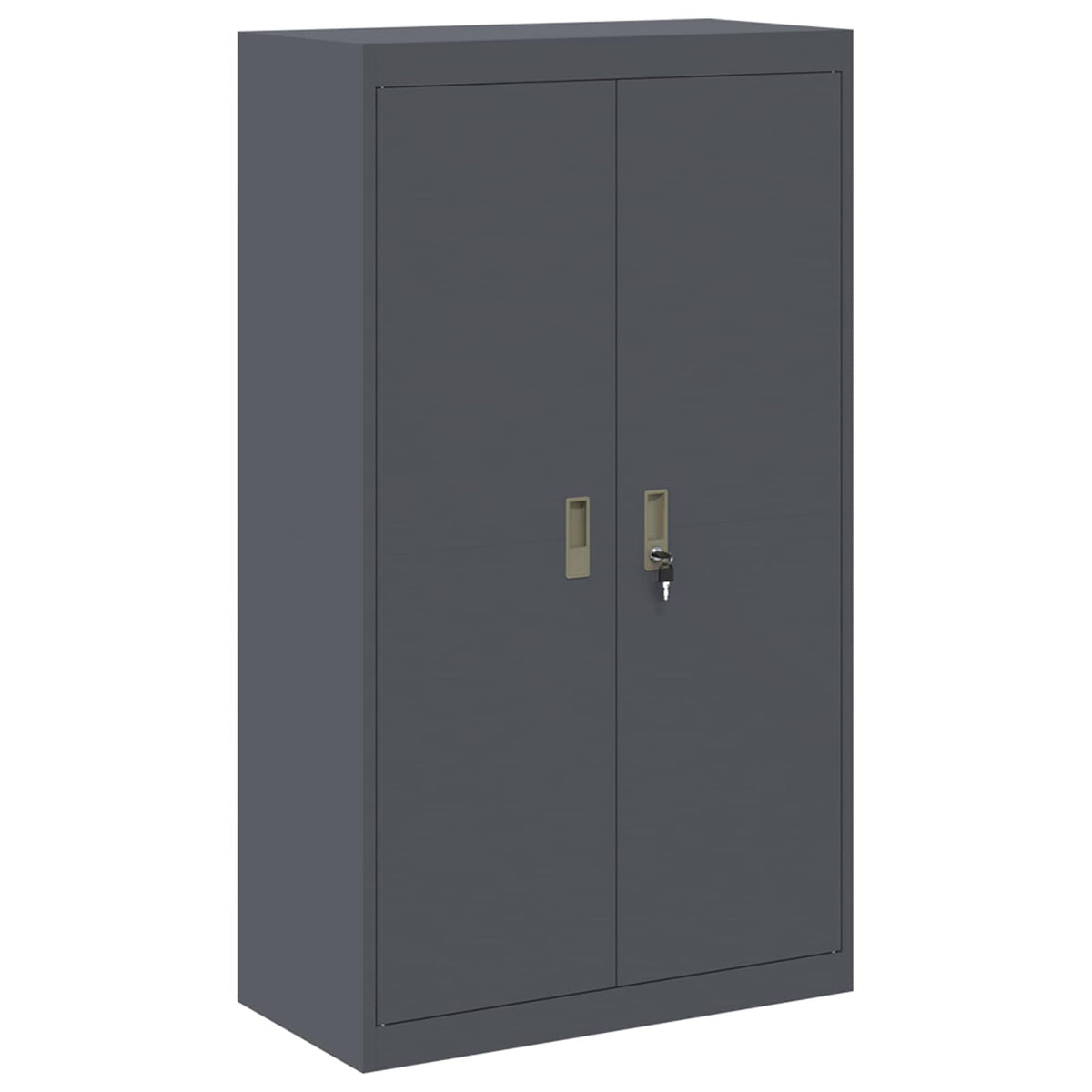 Opbergkast 2 st Antracietkleurig 80 x 40 x 210 cm Staal