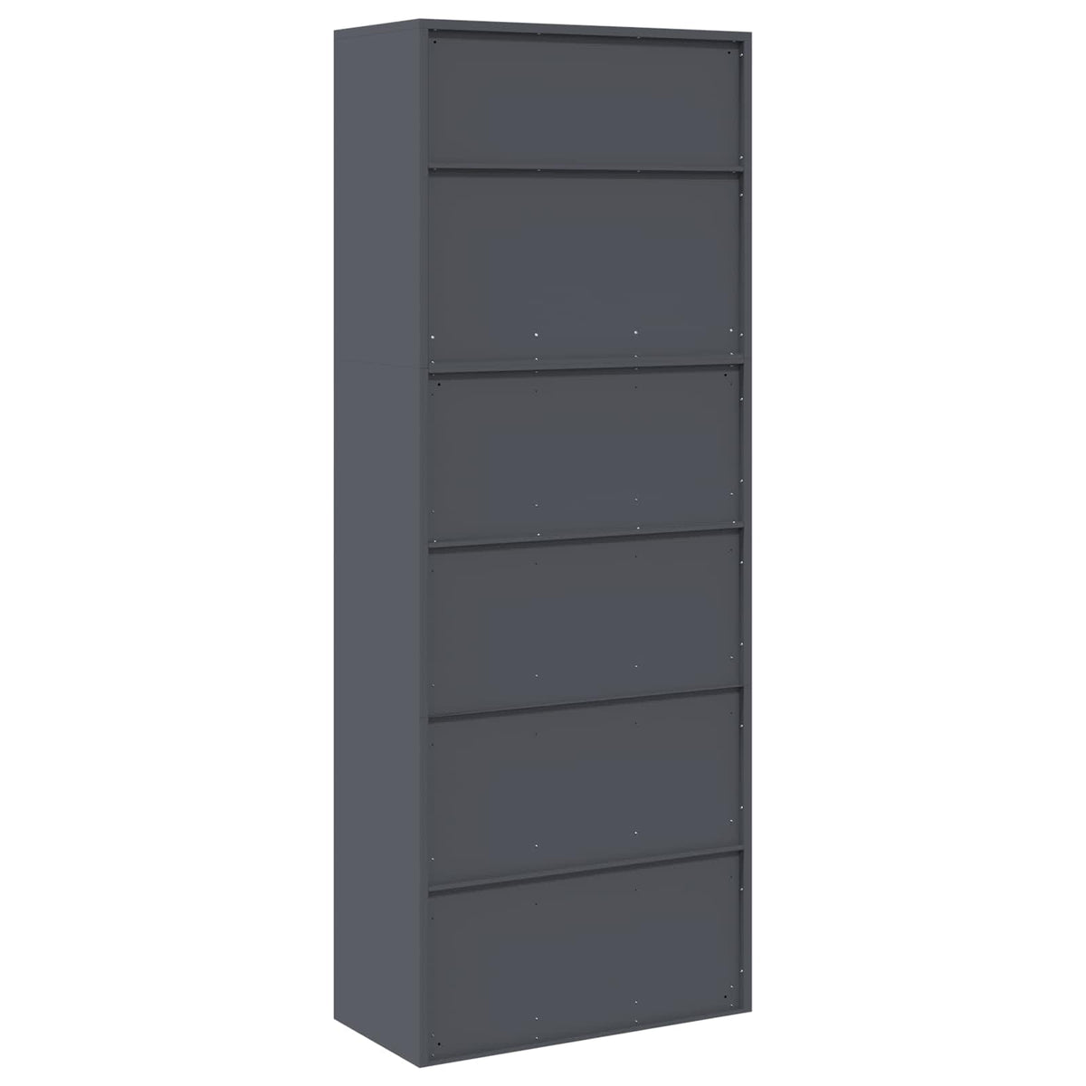 Opbergkast 2 st Antracietkleurig 80 x 40 x 210 cm Staal