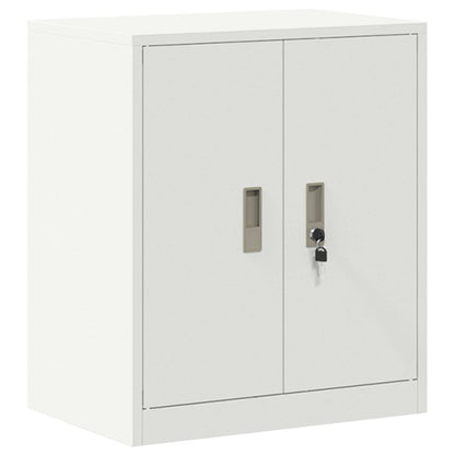 Opbergkast 2 st Wit 60 x 40 x 160 cm Staal Vergrendelbaar