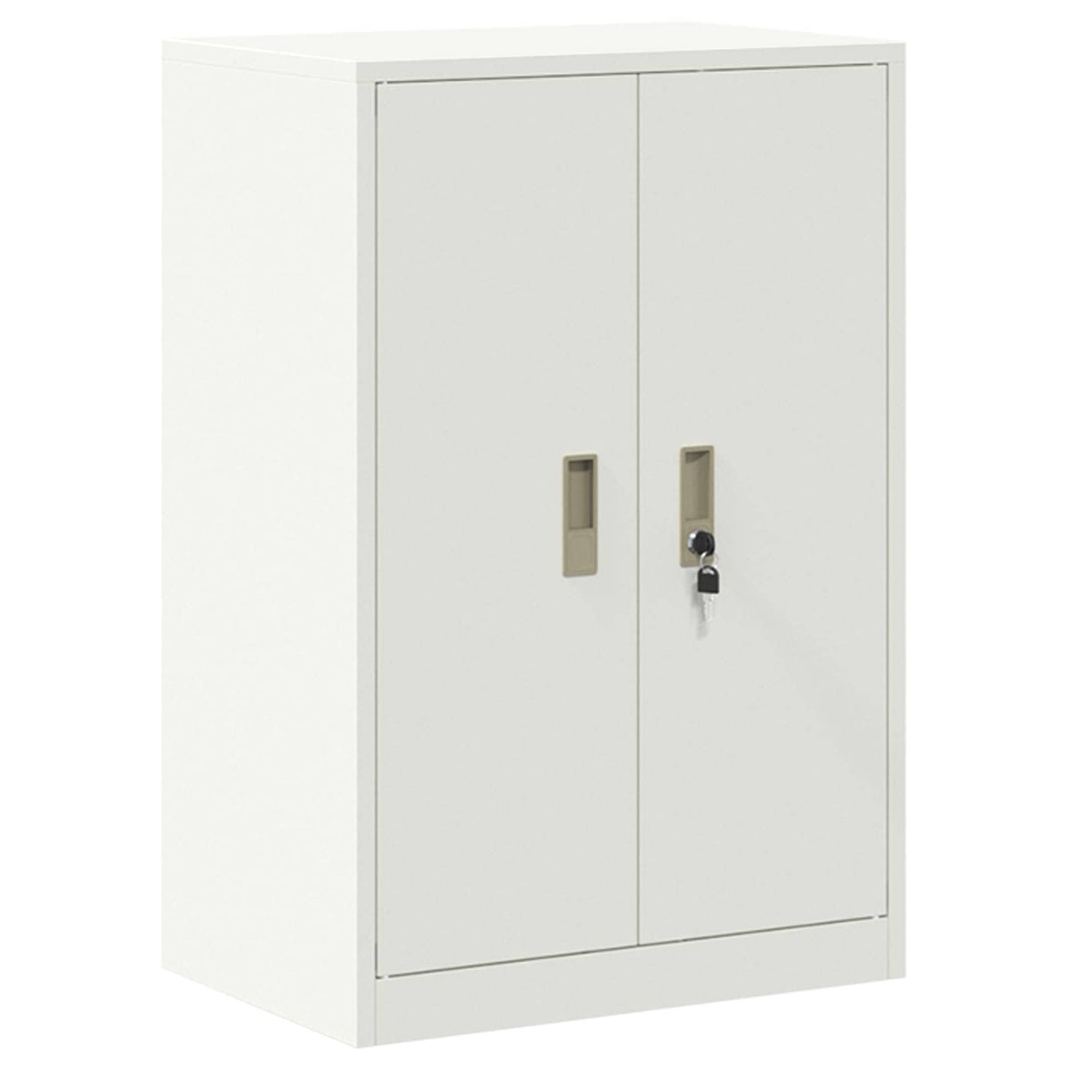 Opbergkast 2 st Wit 60 x 40 x 160 cm Staal Vergrendelbaar